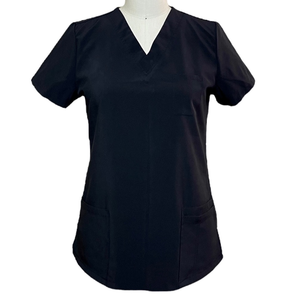 JOY Scrubs 4 Way Stretch Top Black S